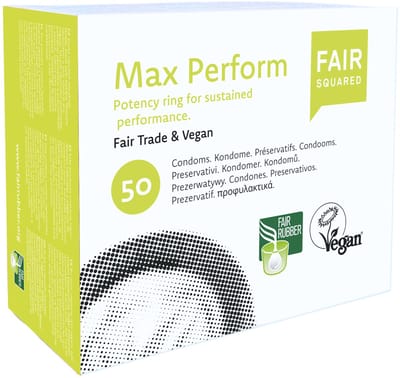 Fair Squared MaxPerform eco fair trade condooms 50 stuks