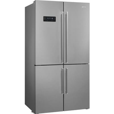 SMEG Vrijstaand koelkast Koelkast, Universeel, 4 deuren, Vrijstaand , Inox Look