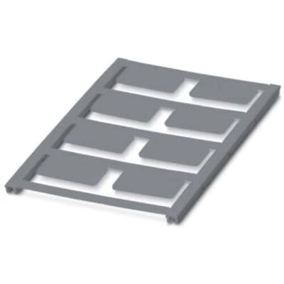 Phoenix Contact 0825441 UC-EMP (27X15) SR Apparaatmarkering Montagemethode: Vastklemmen Markeringsvlak: 27 x 15 mm Zilver Aantal markeringen: 80 10 katernen