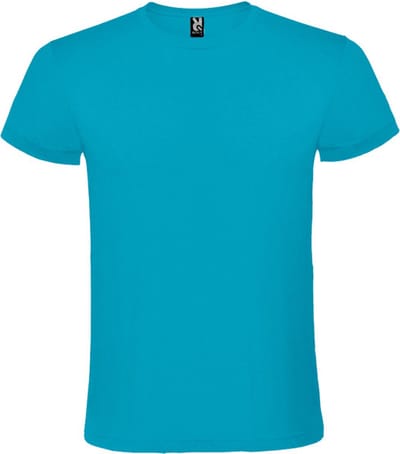 Turqoise 30 pack t-shirts Merk Roly Atomic 150 maat 3XL