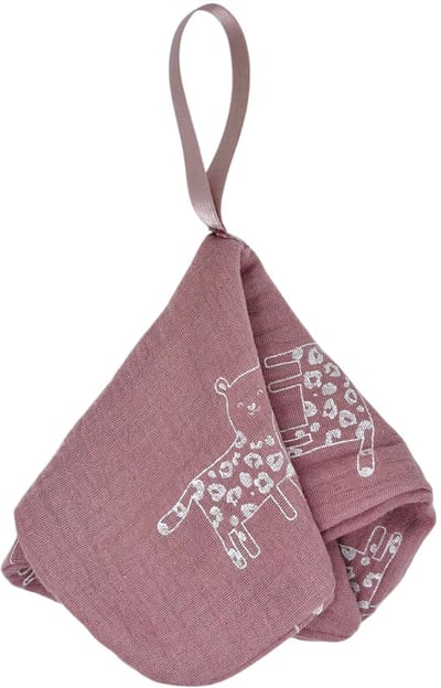 Cottonbaby Cottonsoft Speendoekje – Pussycat – oudroze Zacht, Wasbaar & Duurzaam – Geschikt voor Speen – 20x20 cm