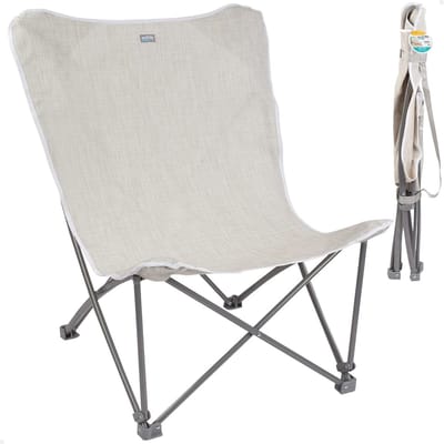 Klapstoel voor buiten - Afmetingen 78 x 76 x 915 cm - Inclusief draaggreep - Belastbaar tot 115 kg - Klapstoelen camping outdoorstoel - Strand tuin