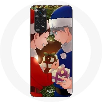 Coque pour Xiaomi Redmi Note 11 4G Hunter x Hunter Gon Freecss et Killua Zoldyck Christmas Day Anime Manga