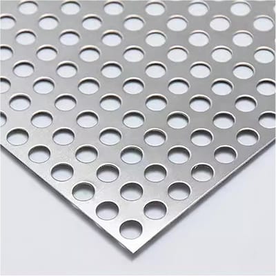 Roestvrijstalen Gaas - Geperforeerde Plaat Metaal - Balkon Inrichting - Duurzaam 304 Staal - 30 x 190 cm - Zilver