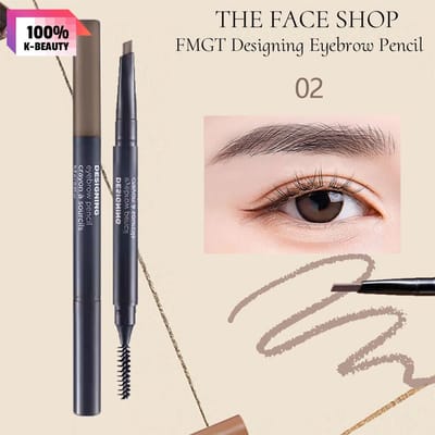 [THE FACE SHOP] Designing Eye Brow Pencil (6 Colors) 0.3g 02 Gray Brown