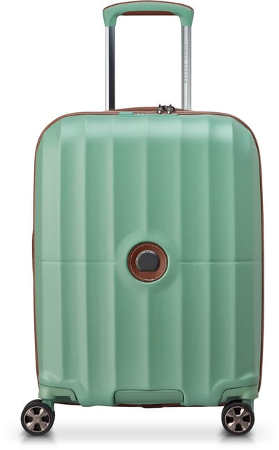Delsey Carrousel 2 Handbagagekoffer 55 cm Expandable – 35L – 2,9 kg – Polycarbonaat – TSA Slot – Zip SECURITECH® 2 – 5 Jaar Garantie - Sage Green