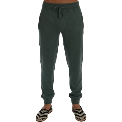 Dolce & Gabbana Groene Kasjmier Trainingsbroek