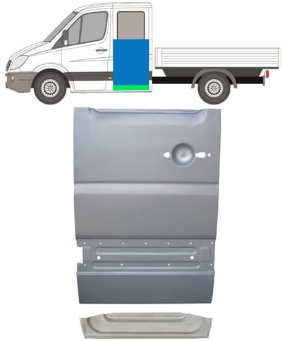 Reparatie plaatwerk achterste deuren voor Volkswagen Crafter 2005-2017 / Links