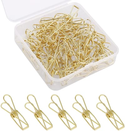 Paperclips Mini Binder Clips Metalen Draad Schattige Paperclips Multifunctionele Binder Clips voor Factuur Papier Kleding