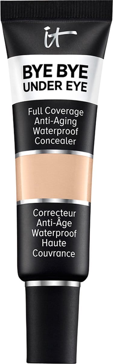 IT Cosmetics Bye Bye Under Eye Concealer - 24U Gepigmenteerde Dekking - Geformuleerd met Peptiden, Collageen, Hyaluronzuur en Vitamine E - Volledig Dekkend & Anti-Aging - Light Beige 11.5 - 12ml