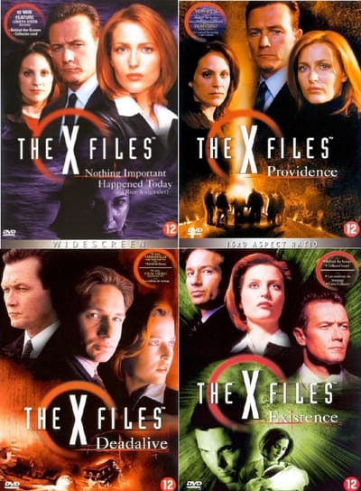X Files 4 film set : Existence - Deadalive - providence - nothing Important