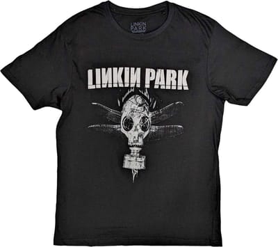 Linkin Park - Gas Mask Heren T-shirt - S - Zwart