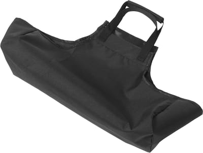 Vouwbare Brandhoutzak - Draagbare Houttas - Haardhout Transport - Dubbele Handvatten - 41x31cm - Zwart