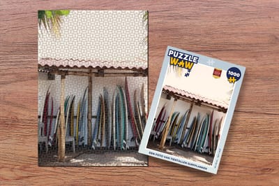 Puzzel Een foto van tientallen surfplanken - Legpuzzel - Puzzel 1000 stukjes volwassenen