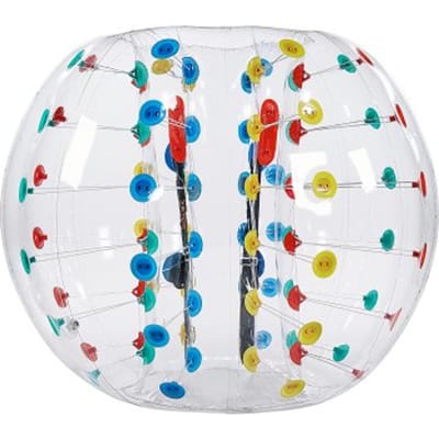 VEVOR Opblaasbare Bumperbal (1 st.) 1,5 m, 0,8 mm dikke PVC-botsingsbal voor buitensporten, teamspellen, buitenspeelgoed voor tuin, park, veelkleurig