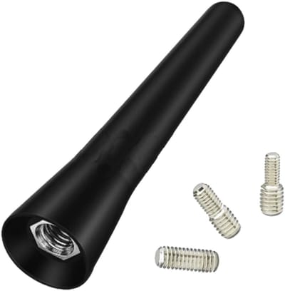 Auto antenne 6,5 cm - universele draad - optimale AM/FM ontvangst - eenvoudige installatie - ShopVlot