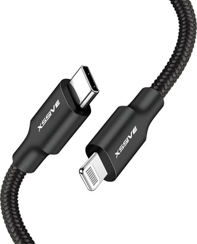 USB-C Kabel geschikt voor Apple Lightning - iPhone 14, 13, 12, 11, X, 8 Oplader Kabel - Snellader - Extra Sterk - 1 Meter - Origineel Xssive