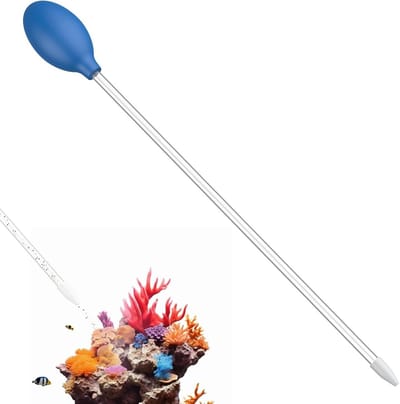 Handmatige Coral Feeder 35cm - Lange Acryl Syringe voor Koraalriffen, Zeevis en Garnalen, Ideaal voor Aquatische Planten en Onderhoud