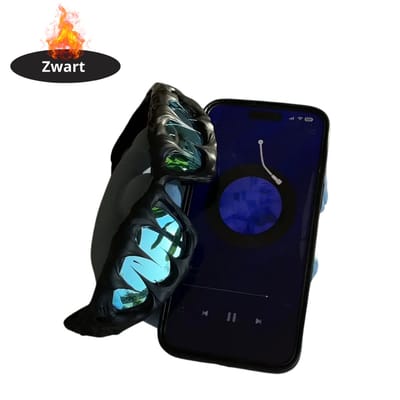Livano - Festival Bril - Rave - Space - Techno - Freaky Glasses - Heren - Dames - Zonnebril - Zwart/Blauw