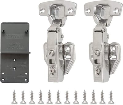Soft Close 35mm Scharnieren met Hydraulische Demper voor Keuken- en Meubeldeuren - Set van 2 Stuks met Automatische Sluiting en Geluidsdemping