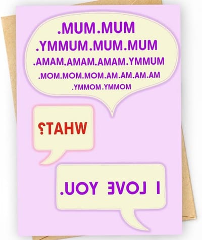Lieve moederdagkaart voor een speciale moeder, verjaardagskaart voor mama, I love you kaart, unieke kaart voor moeder en dochter of zoon