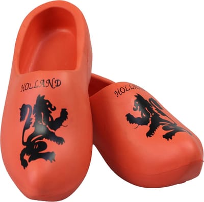 Hollandse Supporters klompen – Oranje Leeuw – Buiten schoeisel - Nederlandse fanshop – Maat 36 / 37