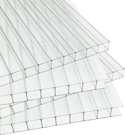 14 Stuks Polycarbonaat Platen voor Kassen en Broeikassen 4mm UV-Bestendig