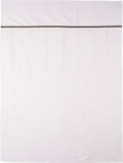 Briljant Baby Ledikant Laken Minimal met Bies - 100x150 - Grijs