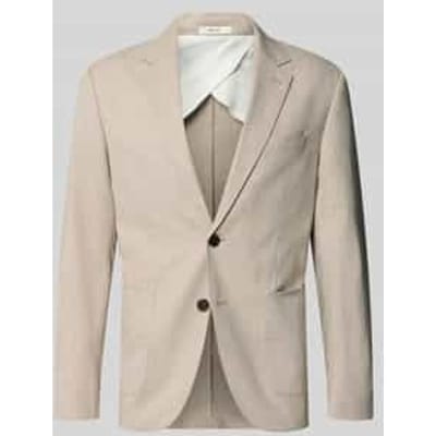 regular fit colbert met linnen en viscose model 'DALI'