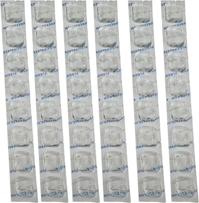 IJs Strips - Koel Vellen - Koelbox Vullen - Flexibel Bevroren - 6 Pack - Blauw