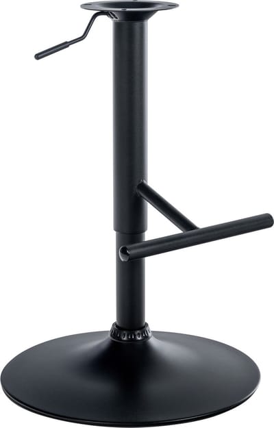 CLP Vervangend T-onderstel voor barkruk - Barkruk frame - zwart