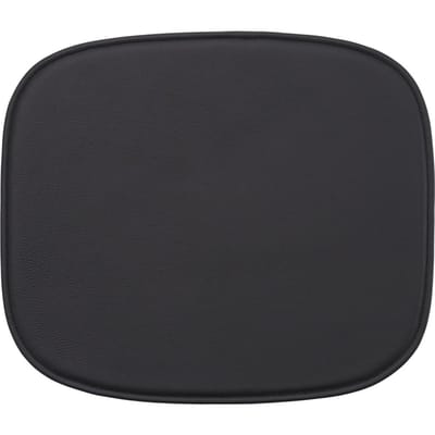 Muuto Fiber Lounge Stoel Zitkussen - Easy Leder - zwart