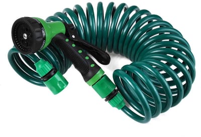 Tuinslang Spuit - Intrekbare Slang - Tuin Besproeien - Knikbestendig Ontwerp - 30 Meter - Groen