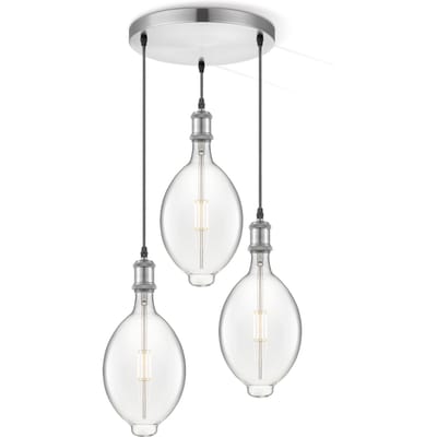 Home sweet home hanglamp Vintage 3L Oval - helder