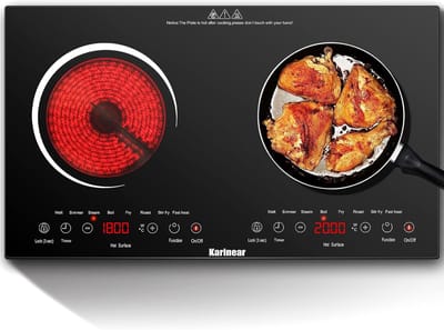 Keramische Kookplaat - Elektrische Kookplaat - Draagbaar Koken - Met Timer - 60 x 35 cm - Blauw