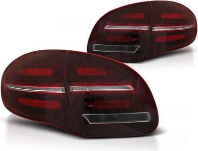Achterlichten - PORSCHE CAYENNE - 10-15 - ROOD WIT