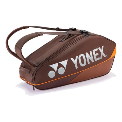 Yonex Pro Racquet Bag Espresso Brown Tennistas 6 stuks