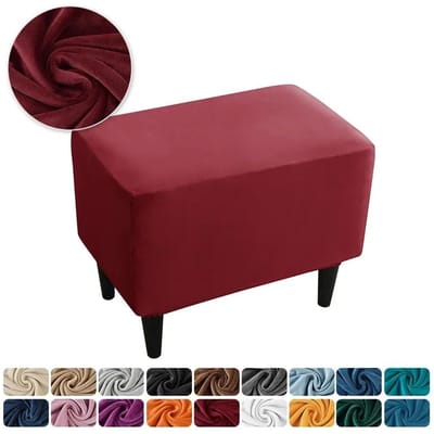 1PC Stretch Wing Chair Hoezen Elastisch Anti-vuil Velvet Wingback Leunstoelhoes Enkele Relax Bankhoezen met Zitkussenhoes