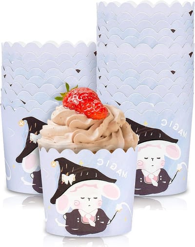 100 Stuks Papieren Muffinvormpjes voor Mini Muffins, Cupcakes en Taarten - Ideaal voor Verjaardagen en Bruiloften