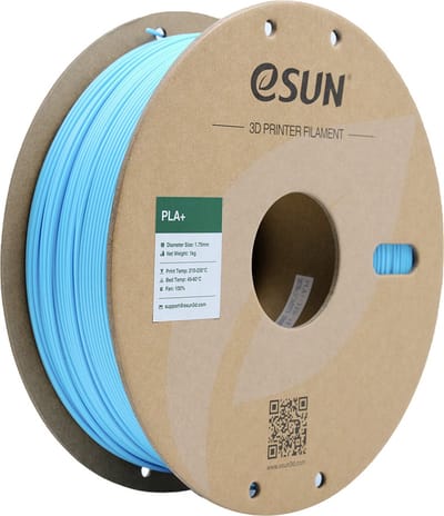 eSun PLA+ Lichtblauw / Light blue - 1 kg - 1.75 mm - 3D printer en 3D pen filament