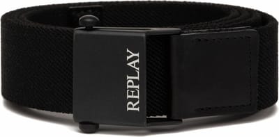REPLAY Riem Belt W95 Black Zwart