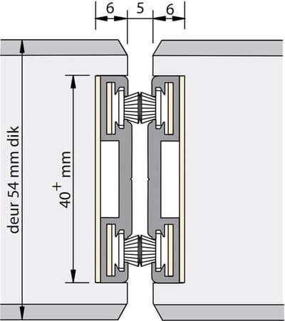 Alprokon Deurbeslag Ferno-Tec no. 401 / 2400 mm