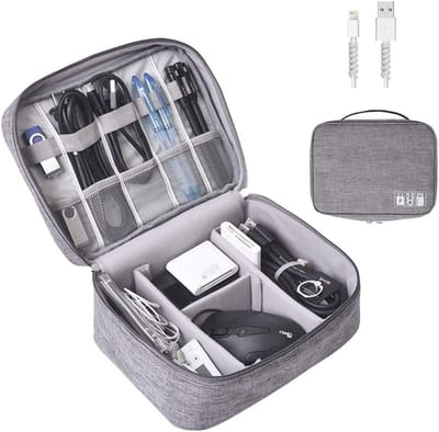 Opbergtas voor Elektronica en Oplaadkabels – Multifunctionele Organizer voor Reizen en Thuis