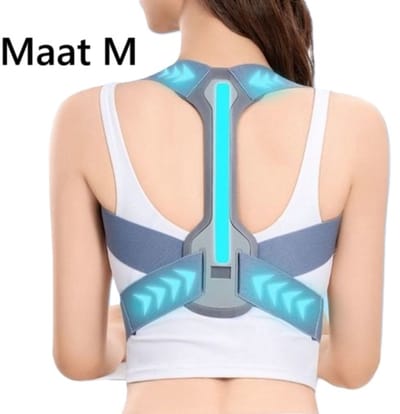 Verstelbare Rugbrace Voor Het Corrigeren Van Een Gebogen Houding I Houding Corrector I Postuur Corigeren I Orthopedische Corrector I Maat M