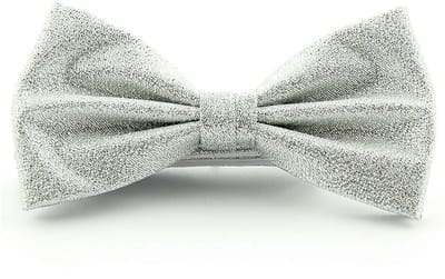 Strik lurex zilverkleurig