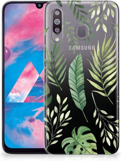 Samsung Galaxy M30 TPU Case Leaves