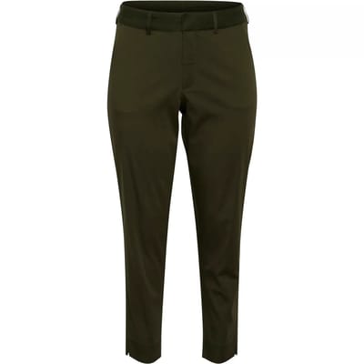 Damesbroek 7/8 chino KAFFE Curve Leana