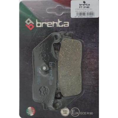 Brenta Moto 3140 Organische Achterremvoeringen Transparant