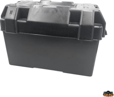 Trem zwarte kunststof Accubak 410x200x200mm | N0141250