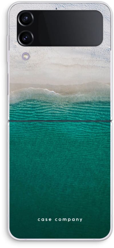 Case Company® - Hoesje geschikt voor Samsung Galaxy Z Flip4 hoesje - Stranded - Soft Cover Telefoonhoesje - Bescherming aan alle Kanten en Schermrand